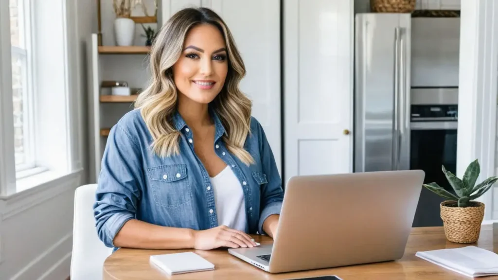 Working from Home Wear Makeup casual