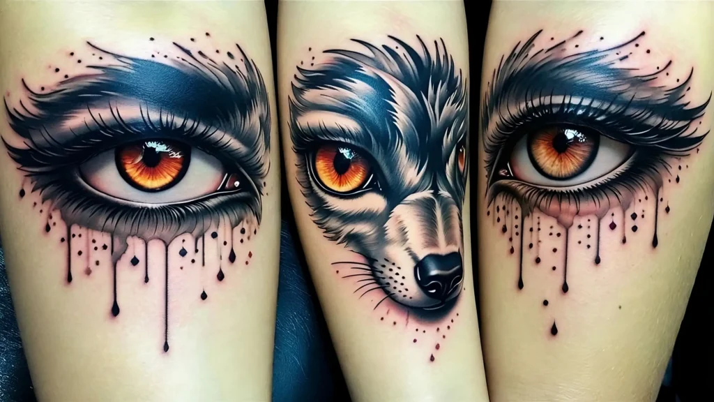 Wolf Eyes Tattoo